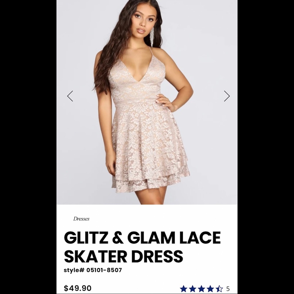 Windsor Small Natural Quartz Skater Dress